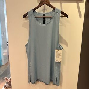 Lululemon Textured Training Tank in Blue